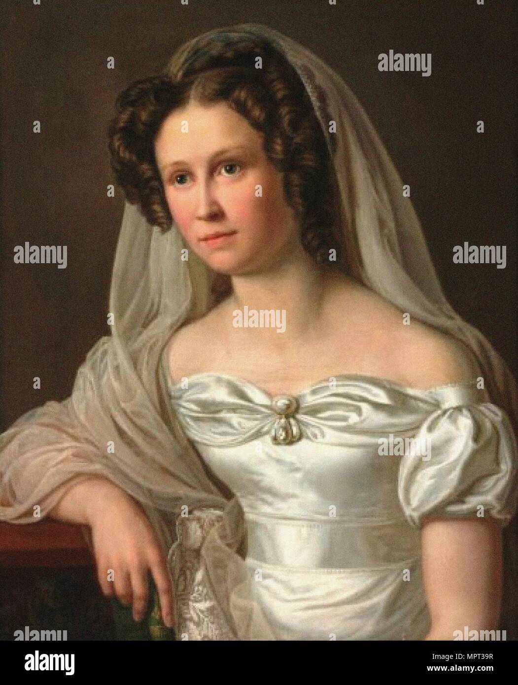 Rosalie Wagner, the oldest sister of Richard Wagner, at the age of 23 years, 1826. Stock Photo