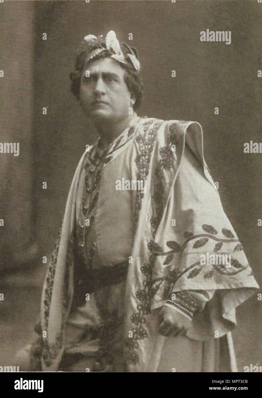 Wilhelm Grüning as Rienzi in Opera Rienzi by Richard Wagner, Berlin, 1907. Stock Photo