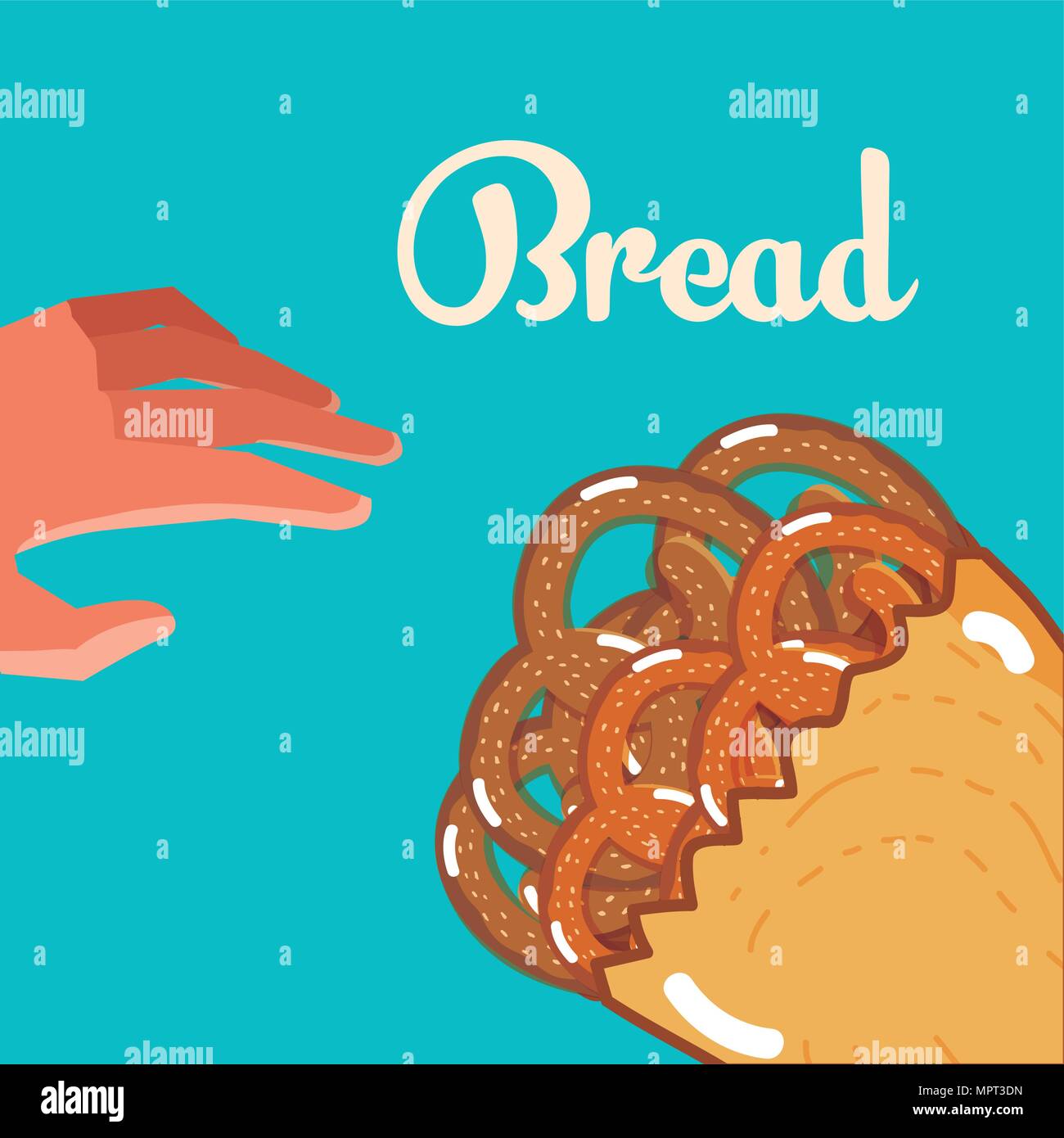 Hand grabbing bag Stock Vector Images - Alamy