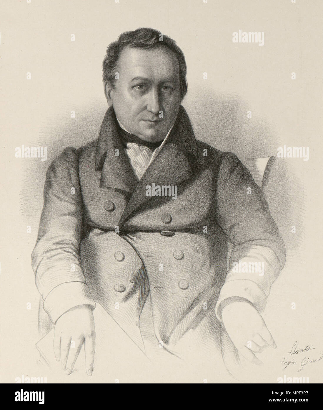 Portrait of Ludwig Tieck  (1773-1853), 1830-1840s. Stock Photo