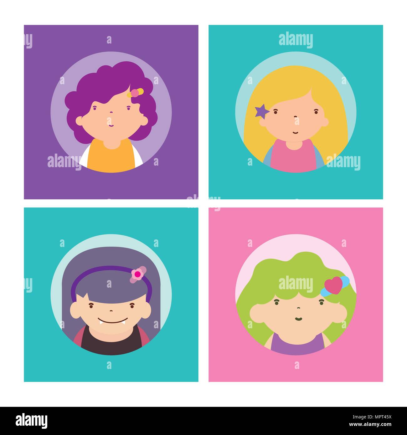 Set of avatars Stock Vector Image & Art - Alamy