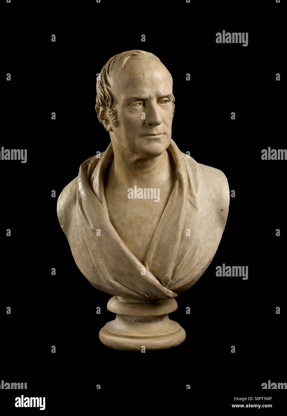 Bust of Sir Benjamin Hobhouse, Bt, MP (1757-1831), 1818-1819. Artist: Francis Legatt Chantrey. Stock Photo