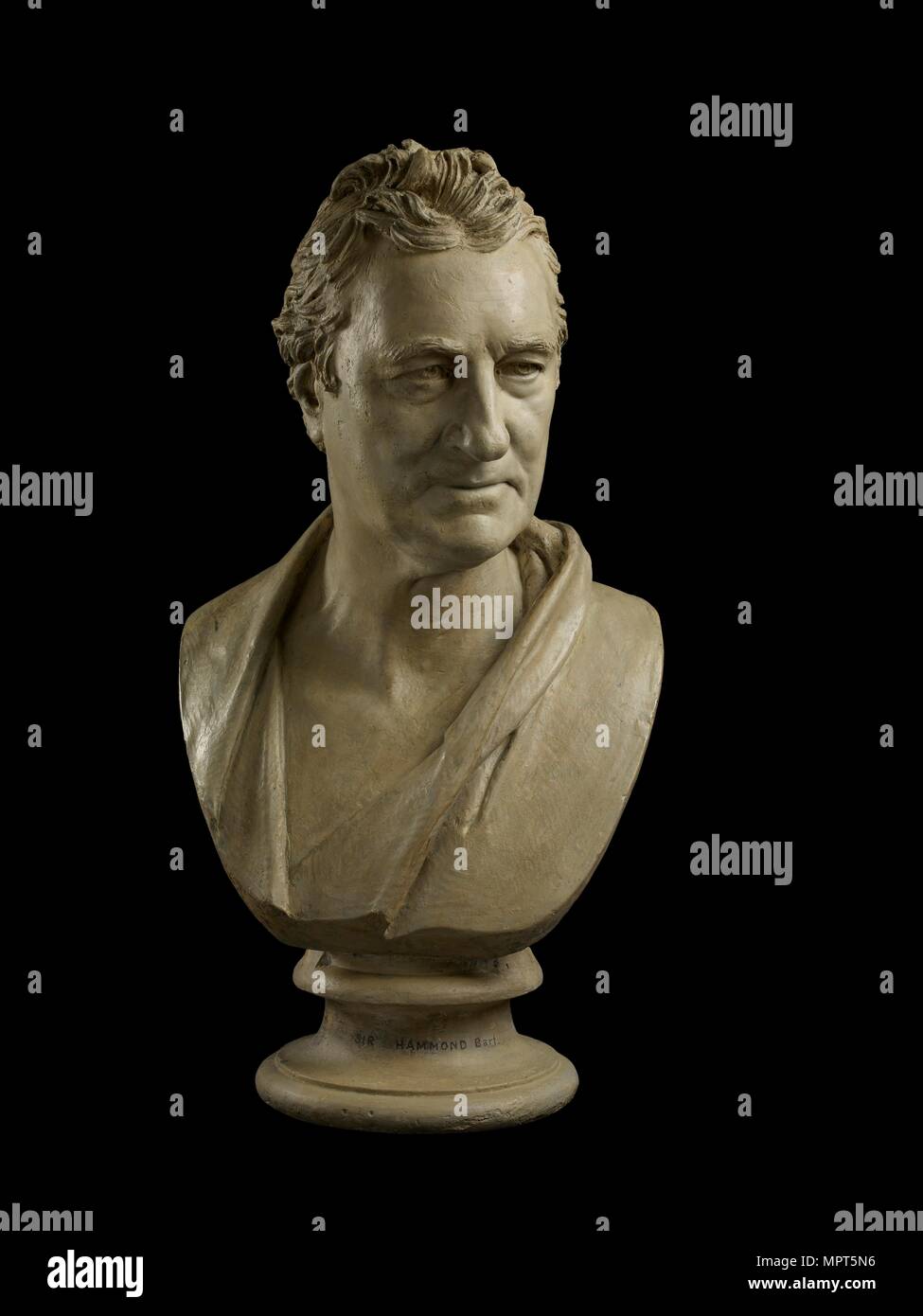 Bust of Sir Andrew Snape Hamond, Bt (1738-1828), 1818-1820. Artist: Francis Legatt Chantrey. Stock Photo