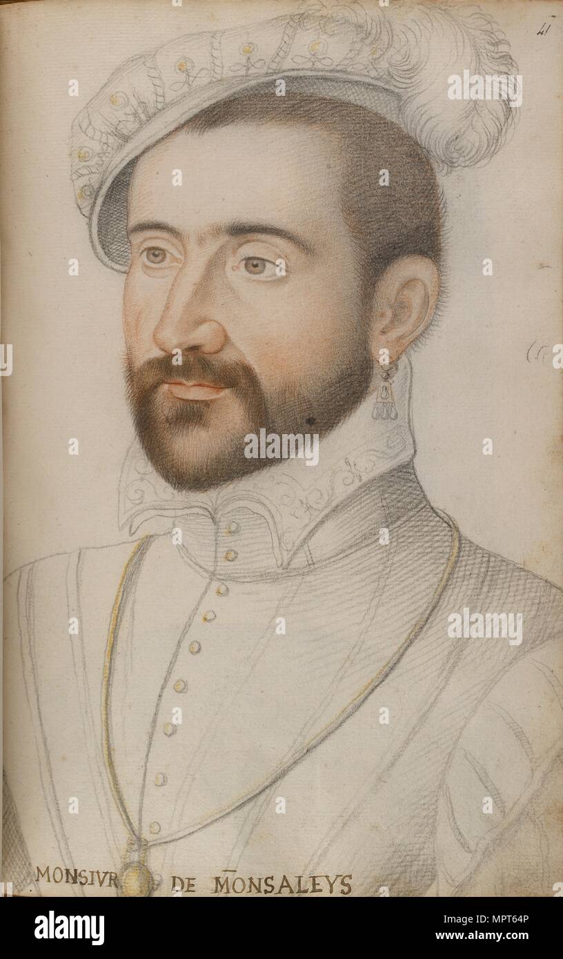 Jacques de Balaguier, early 16th century. Artist: Unknown. Stock Photo