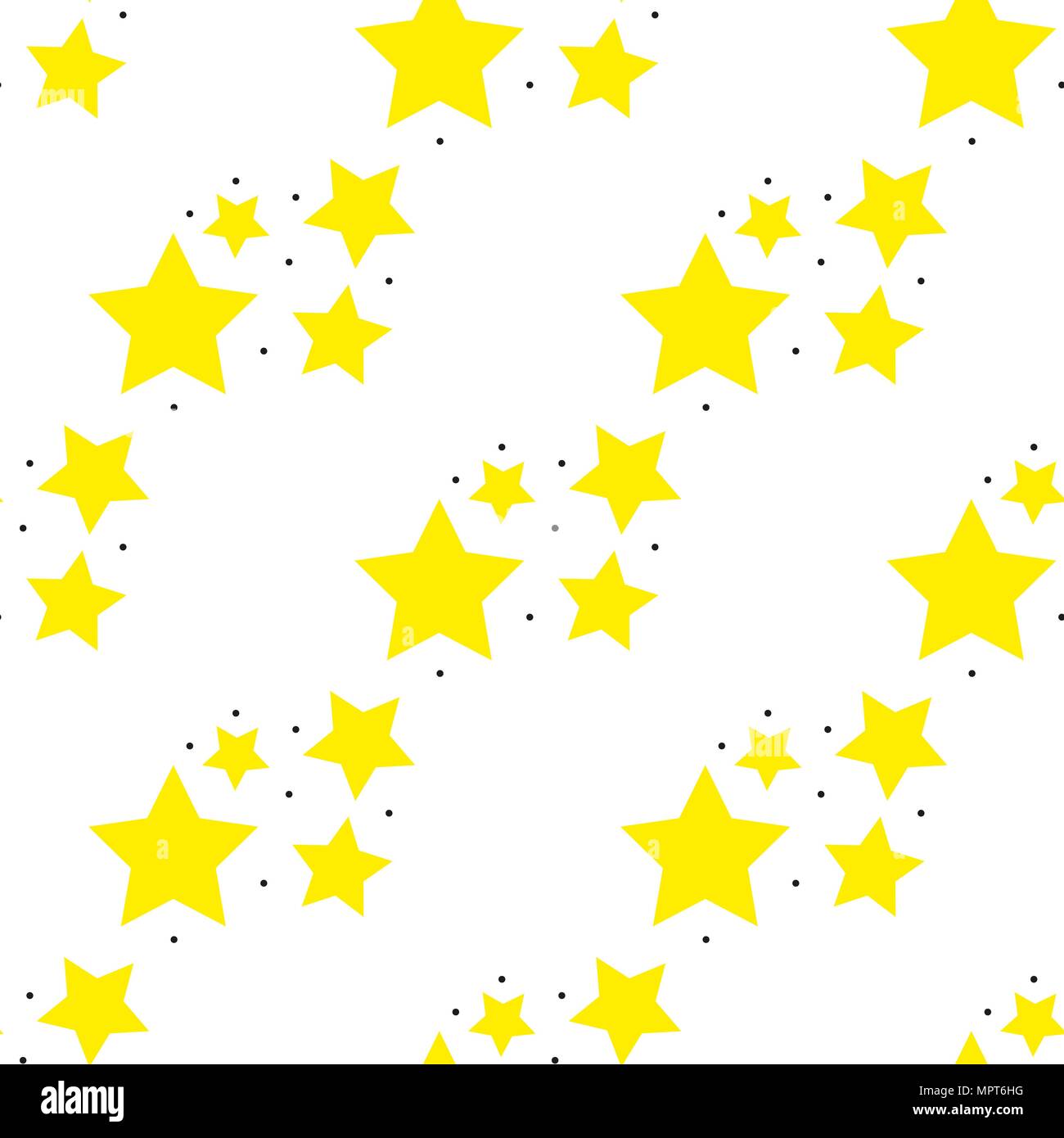 Stars pattern. Seamless vector illustration. Retro, vintage background Vector illustration Stock Vector