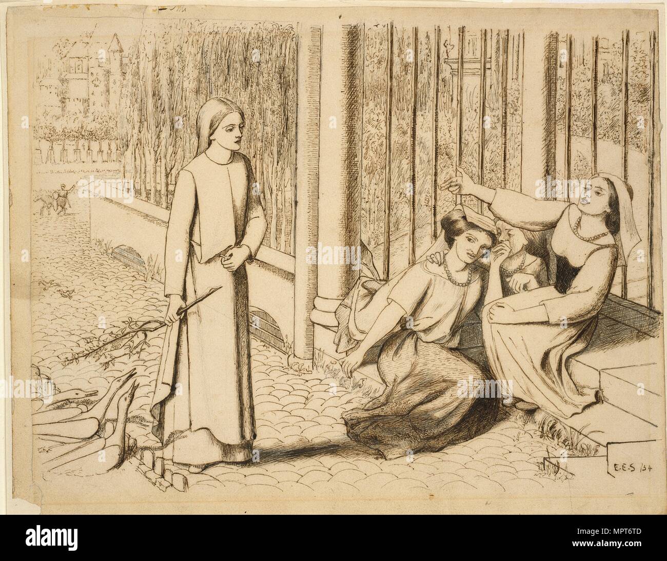 Pippa Passes, 1854. Artist Elizabeth Siddal Stock Photo Alamy