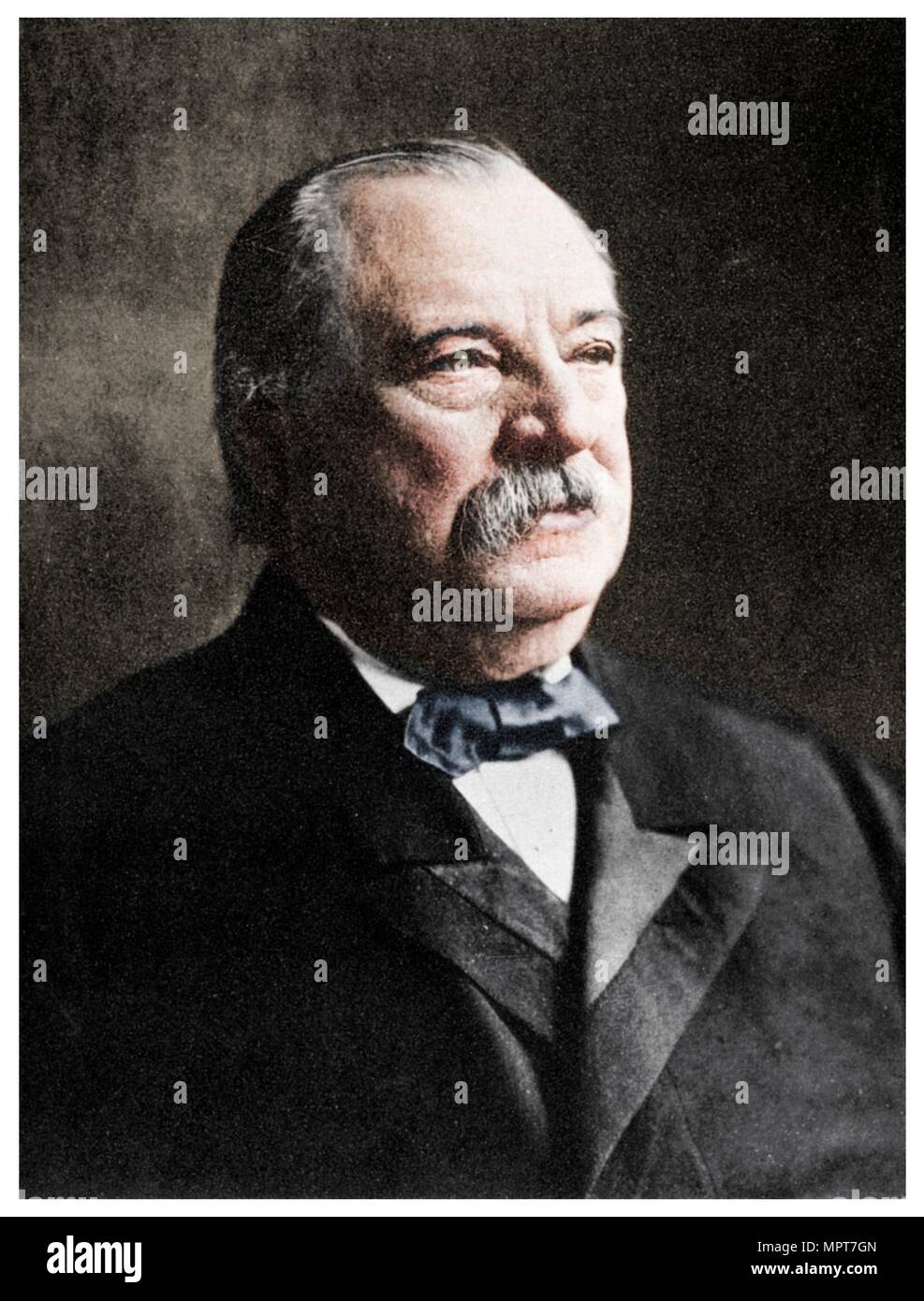 Grover Cleveland, 22nd and 24th President of the United States, 19th century (1955). Artist: Unknown. Stock Photo