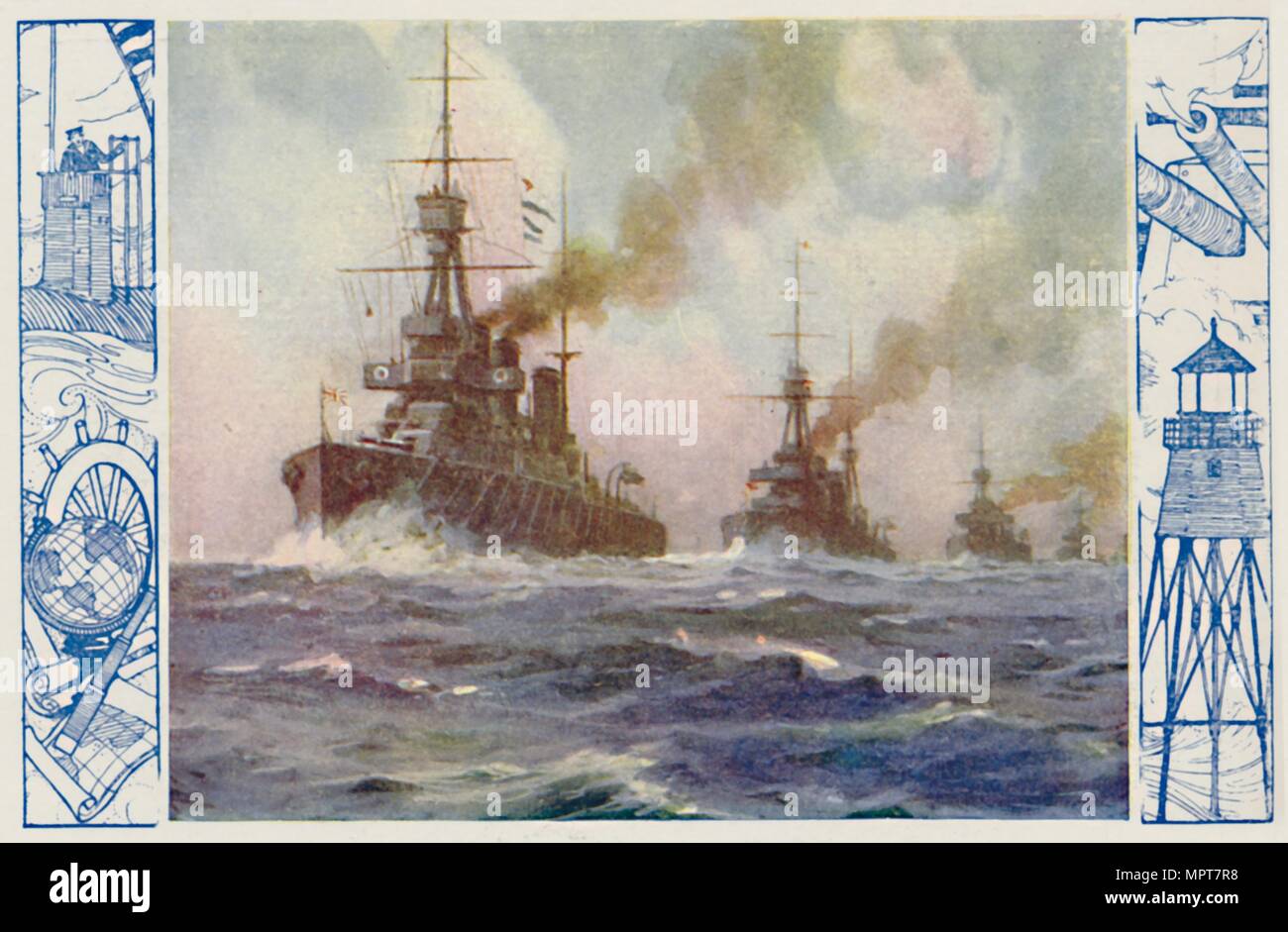 'British Warships of To-Day', 1924. Artist: Unknown. Stock Photo