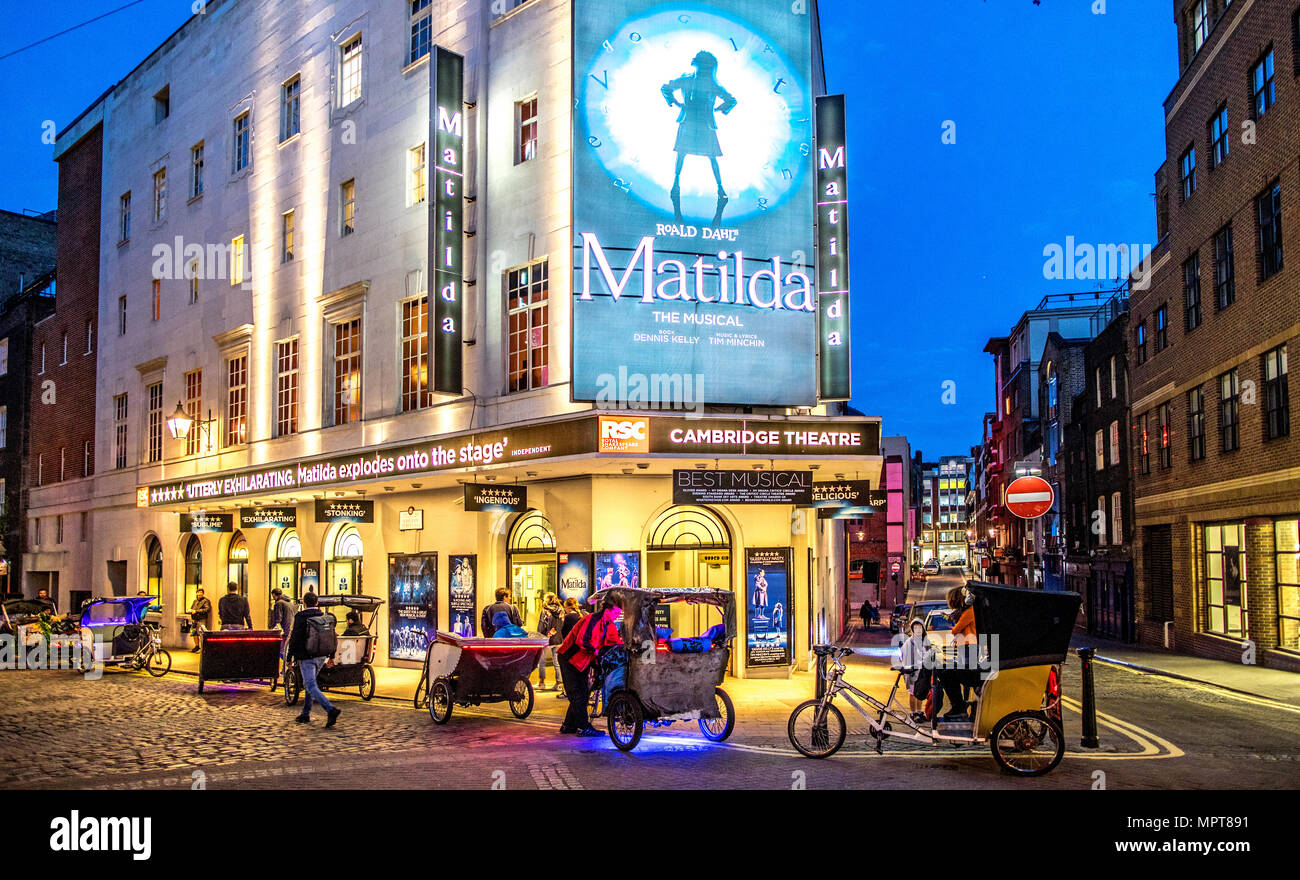 The Cambridge Theater Seven Dials London UK Stock Photo