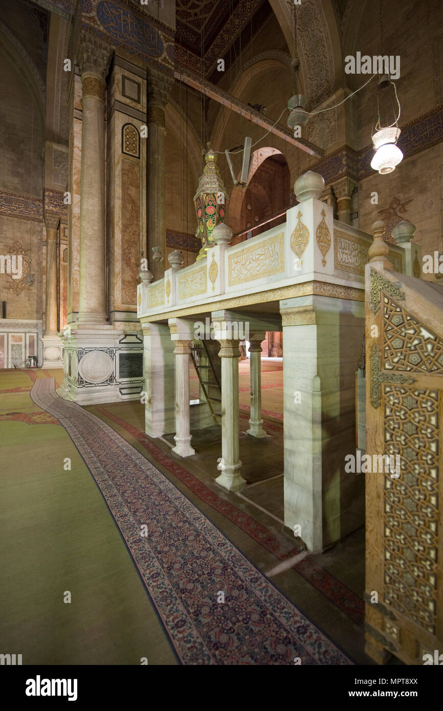 Aegypten, Kairo, Ar Rifai Moschee Stock Photo - Alamy