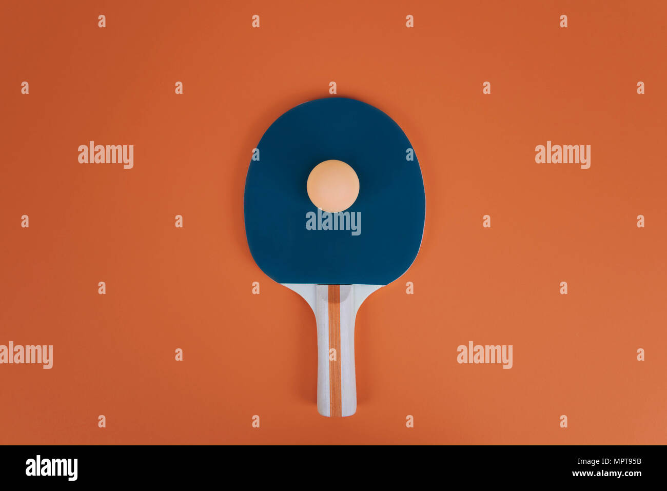 Table tennis or ping pong rackets and balls Stock Photo Alamy