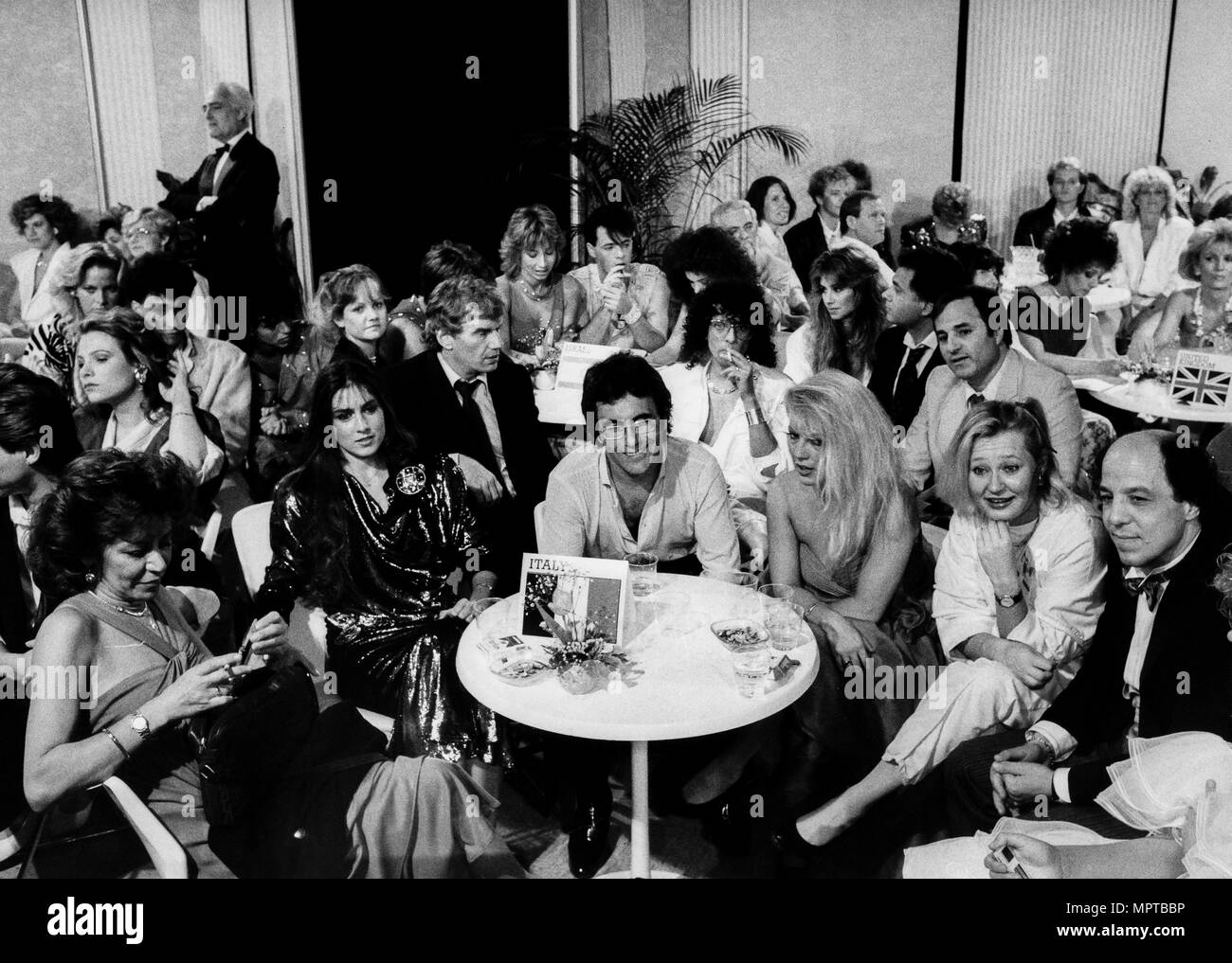 al bano, romina power, eurovision song contest, goteborg, 1985 Stock Photo