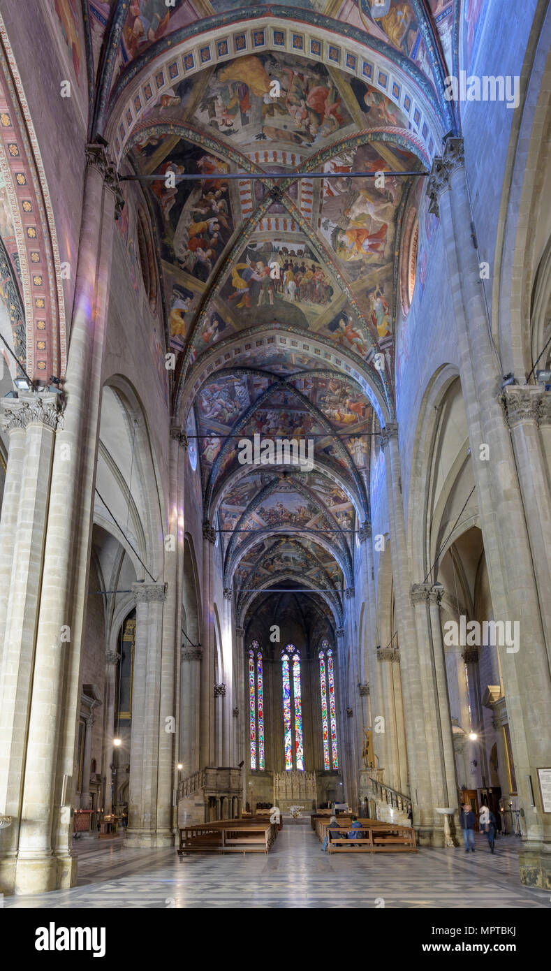 Cathedral of Arezzo Stock Photo Alamy