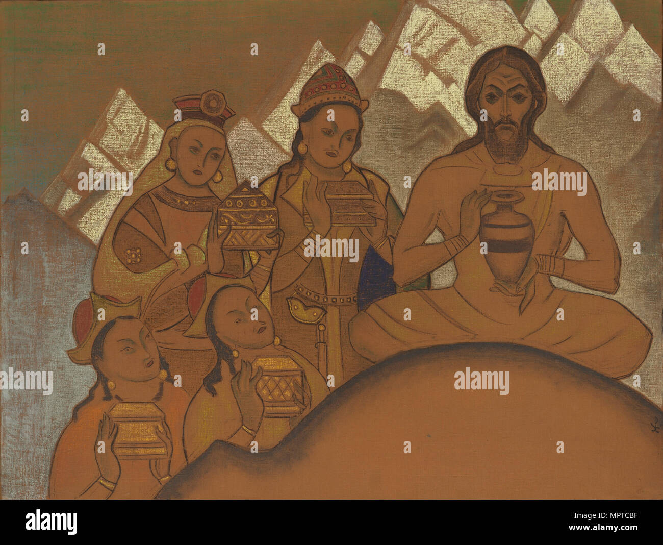 The Sacred Gift. From the series Sikkim Stock Photo Alamy