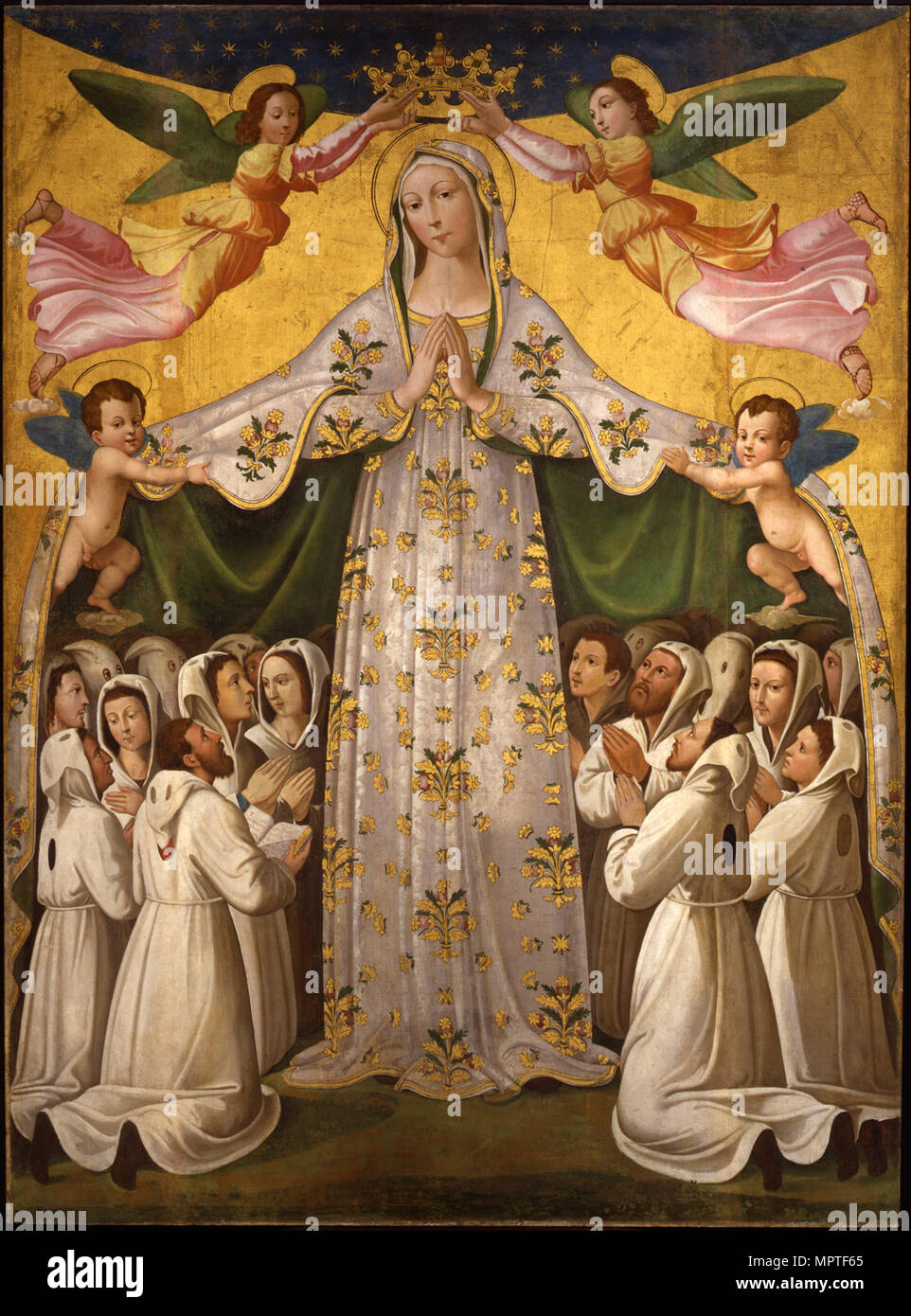 Madonna della Misericordia (Madonna of Mercy), c. 1527. Stock Photo