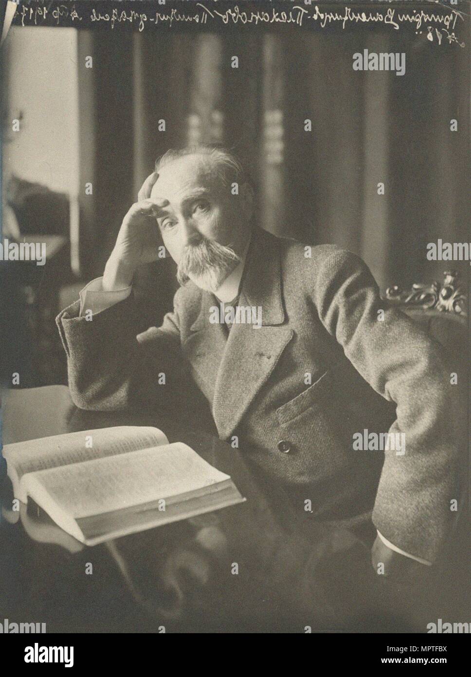 Georgi Valentinovich Plekhanov (1856-1918), Petrograd, 1917. Stock Photo