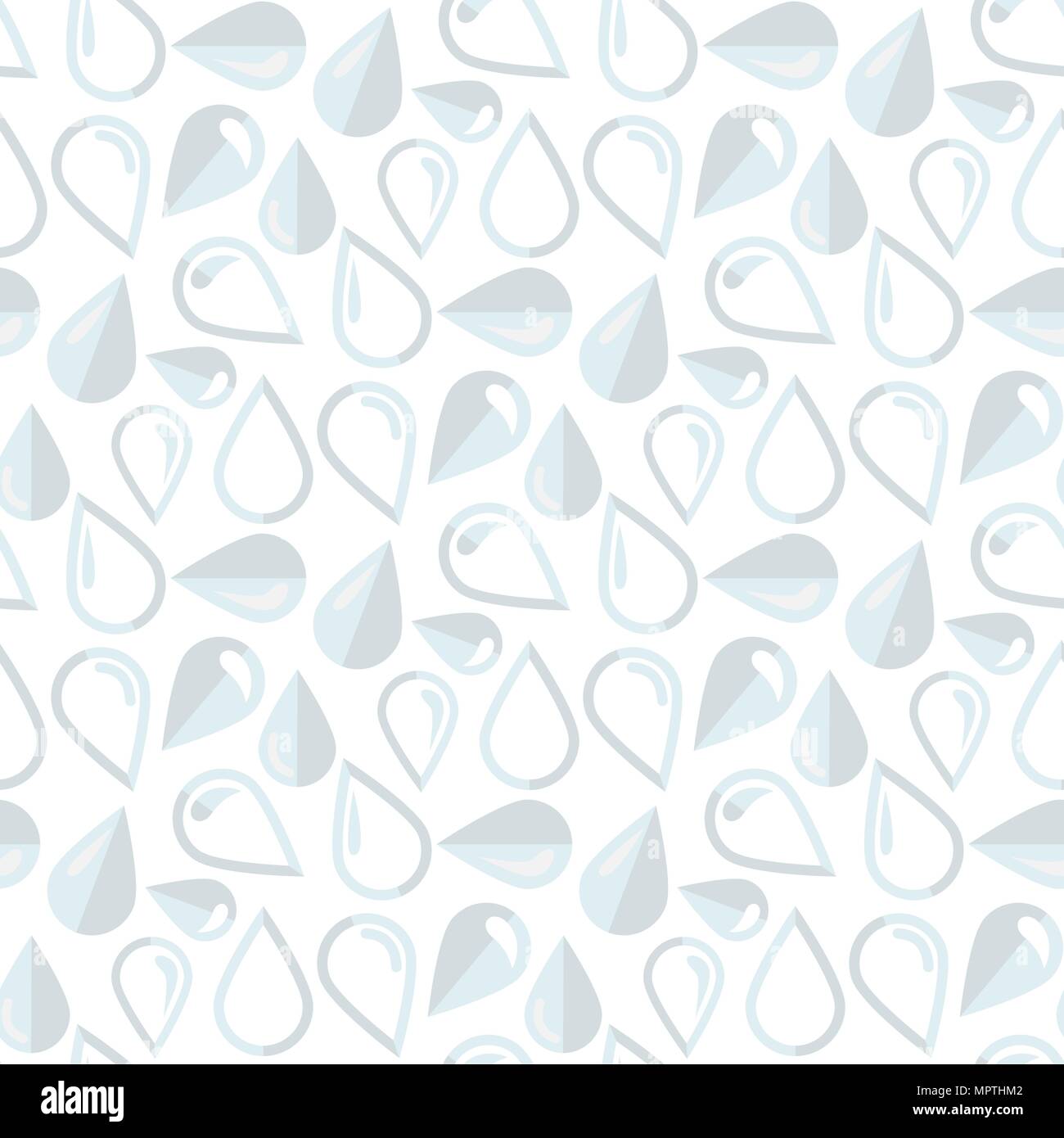 Vector drop pattern on a white background .Drop icons in different ...