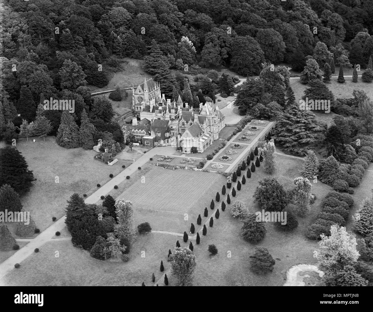 Tyntesfield House, Wraxall, North Somerset, 1947. Artist: Aeropictorial Ltd. Stock Photo