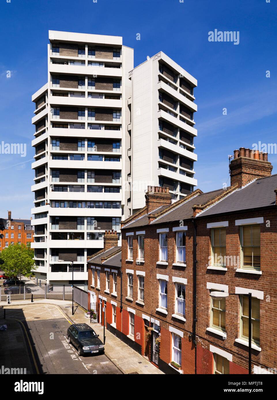 Keeling House, Claredale Street, Bethnal Green, Tower Hamlets, London, 2011. Artist: James O Davies. Stock Photo