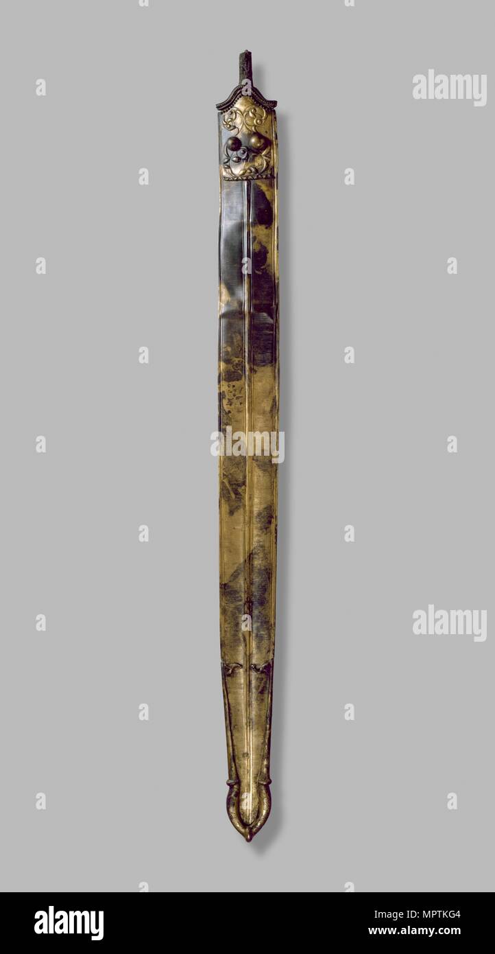 The Wittenham Sword, mid 1st century BC (71-30 BC). Artist: Unknown. Stock Photo