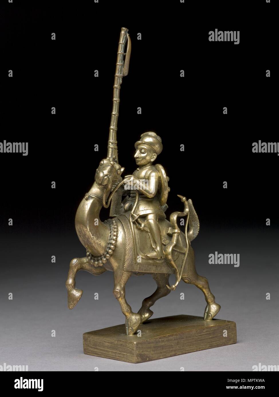 Toy soldier with camel and matchlock, 1790-1795. Artist: Unknown. Stock Photo