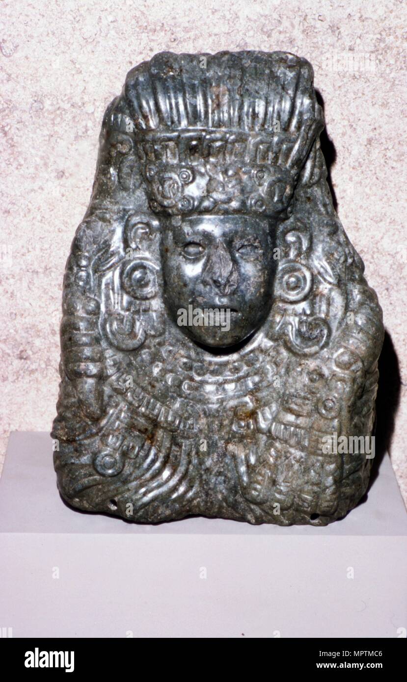 Aztec Jade Bust of Quetzalcoatl, 1360-1521. Artist: Unknown Stock Photo -  Alamy