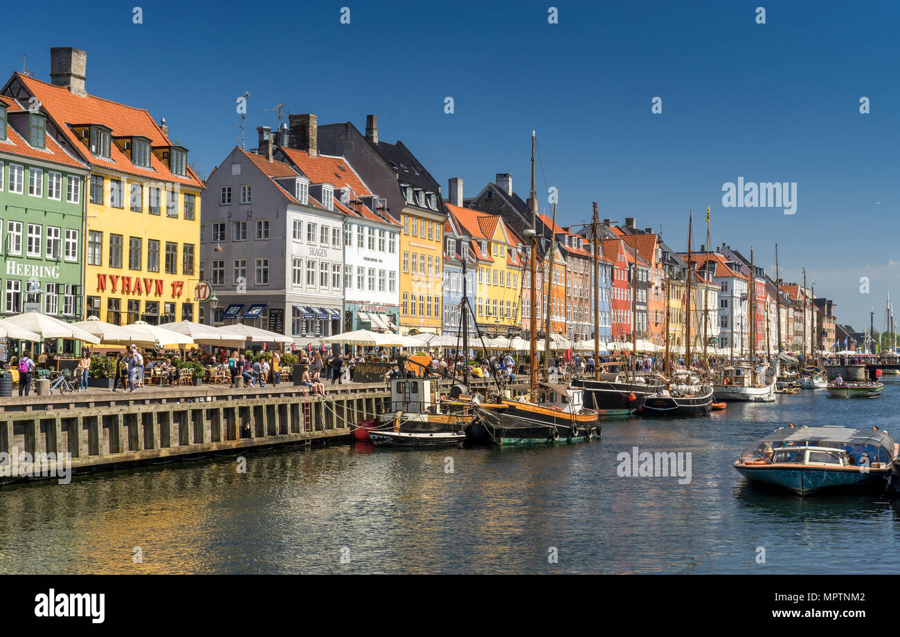 Sightseeing in Copenhagen Stock Photo