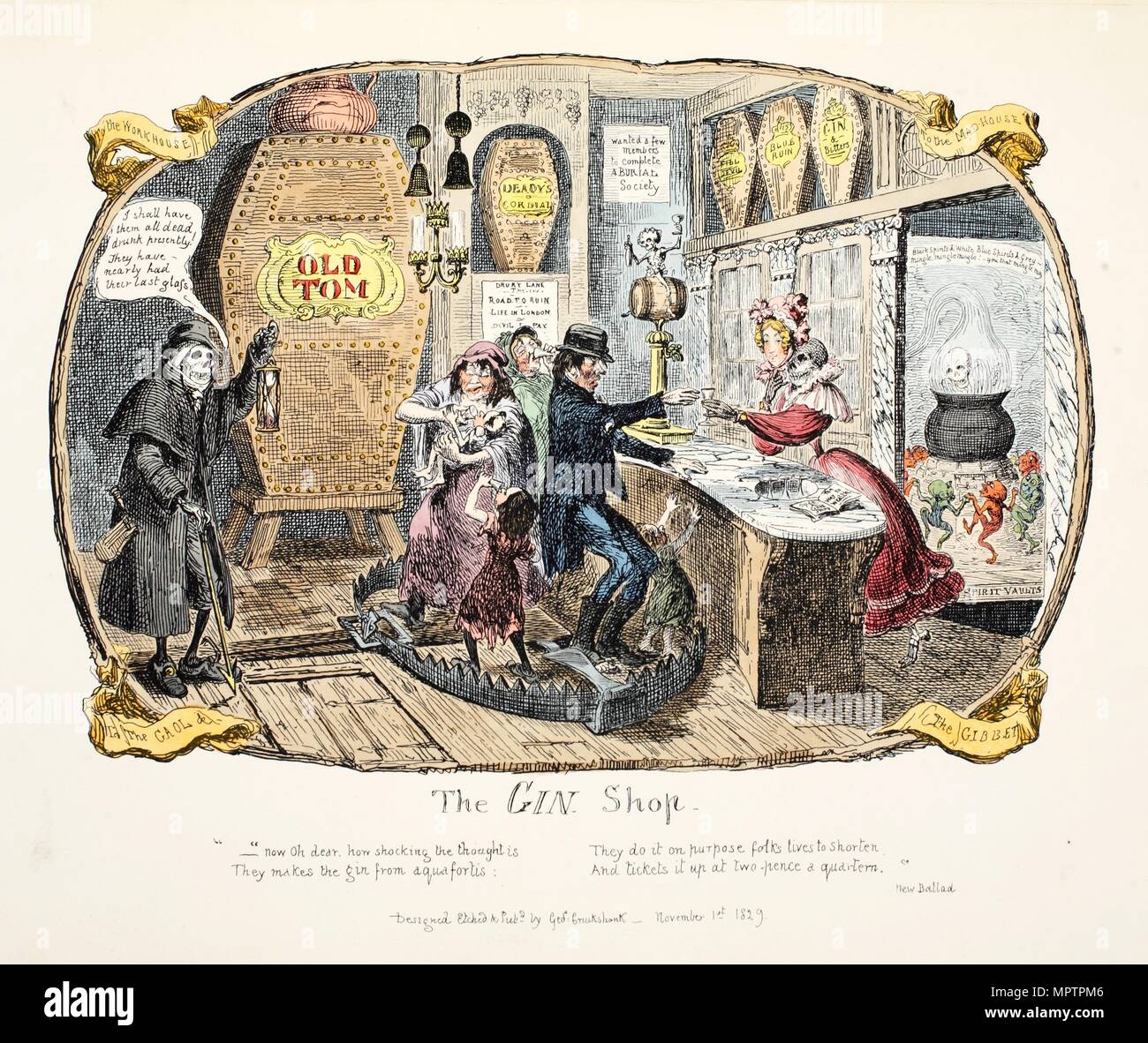 The Gin Shop, 1829.