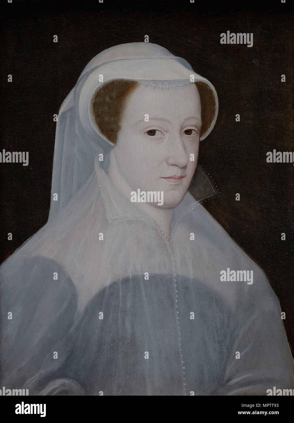 Portrait of Mary, Queen of Scots (15421587 Stock Photo Alamy