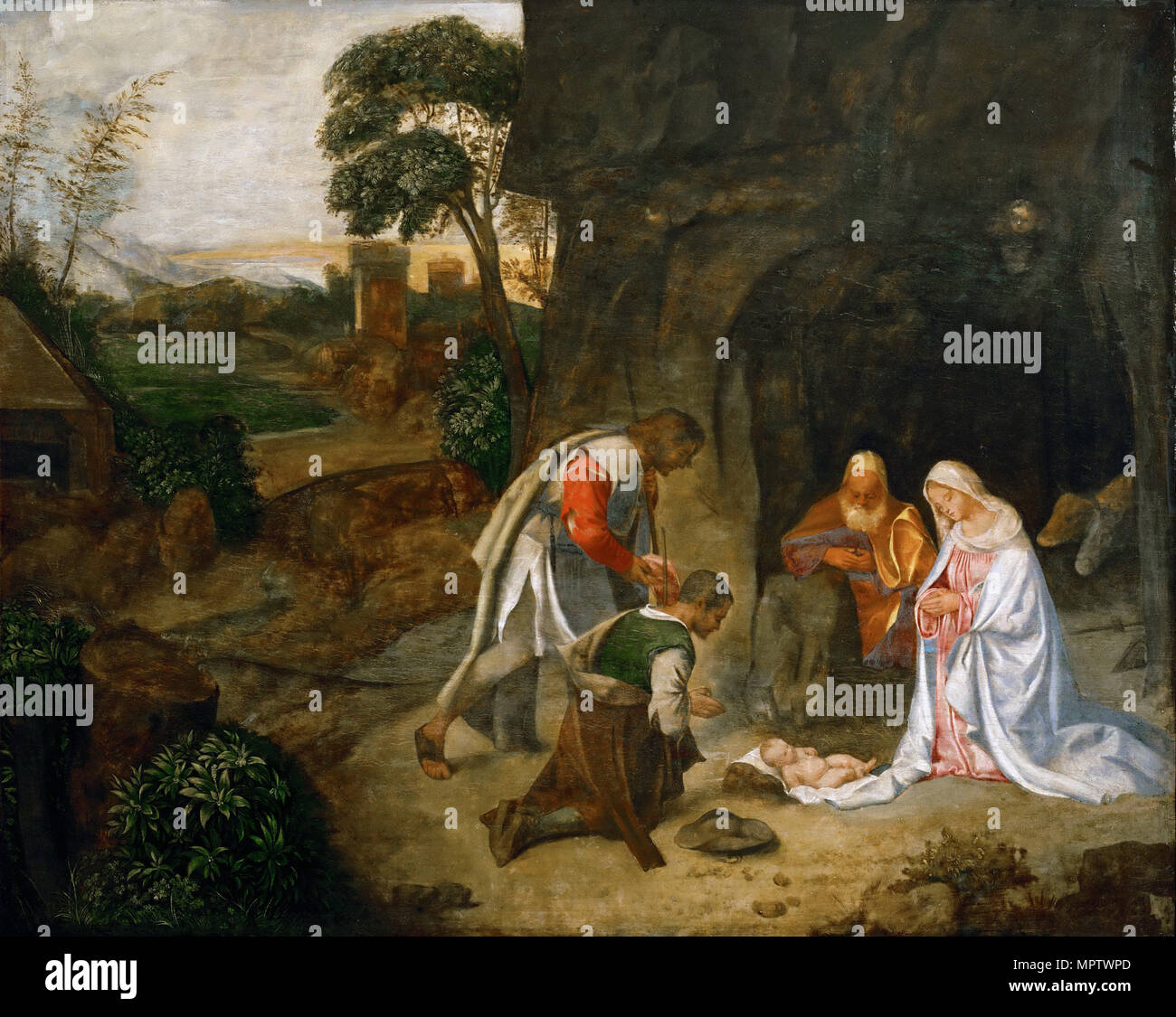 The Adoration of the Shepherds Stock Photo Alamy