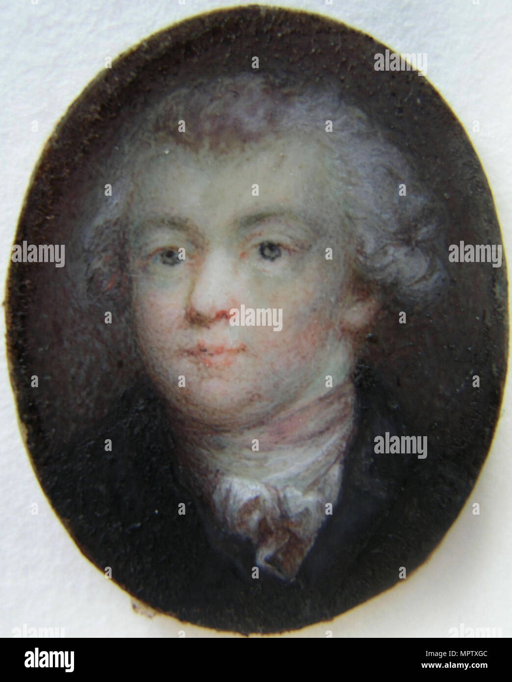 Portrait of the composer Wolfgang Amadeus Mozart (1756-1791). Stock Photo