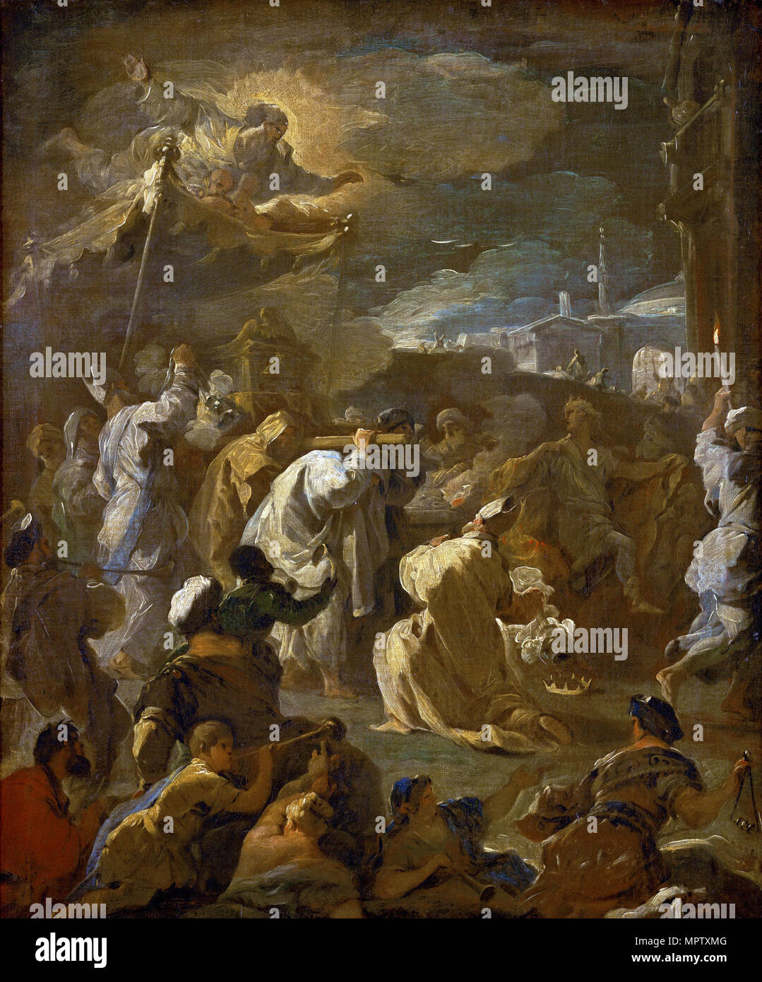Gods Covenant With David King David Bearing The Ark Of The Covenant Into Jerusalem MPTXMG