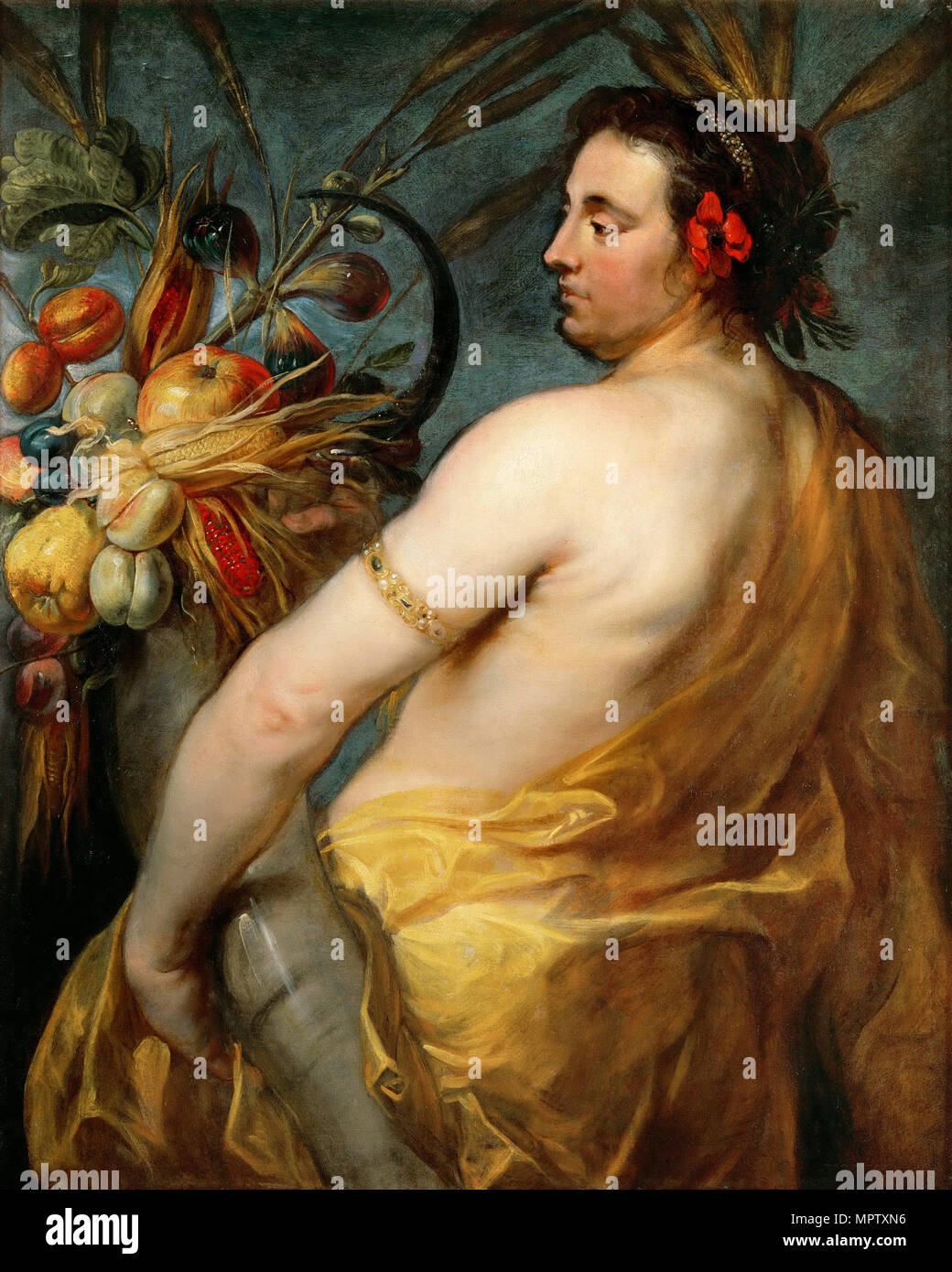Ceres (Allegory of Summer). Stock Photo