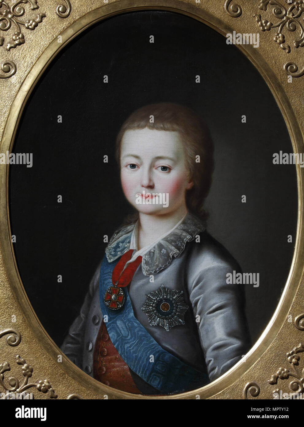 Portrait of Grand Duke Constantine Pavlovich of Russia (1779-1831). Stock Photo