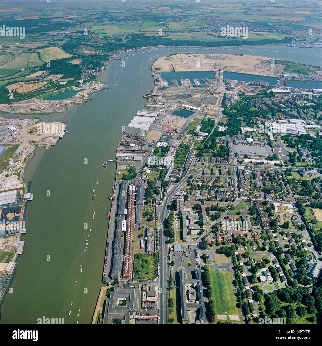 Aerial view of river medway hires stock photography and images Alamy