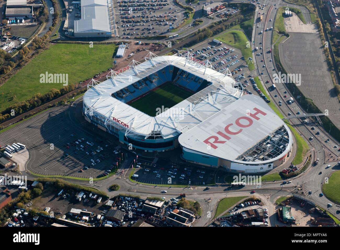The Ricoh Arena, Coventry, West Midlands, 2014, Artist: Damian Grady. Stock Photo