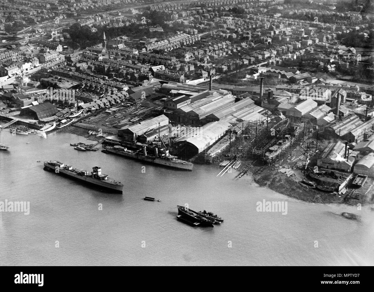 Woolston sipbuilding and engineering works hires stock photography and