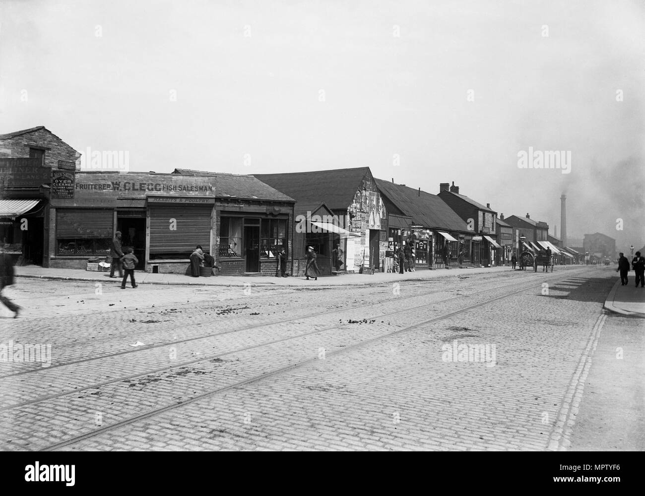 Thornton Road, Manningham, Bradford, 1890s. Artist Unknown Stock Photo