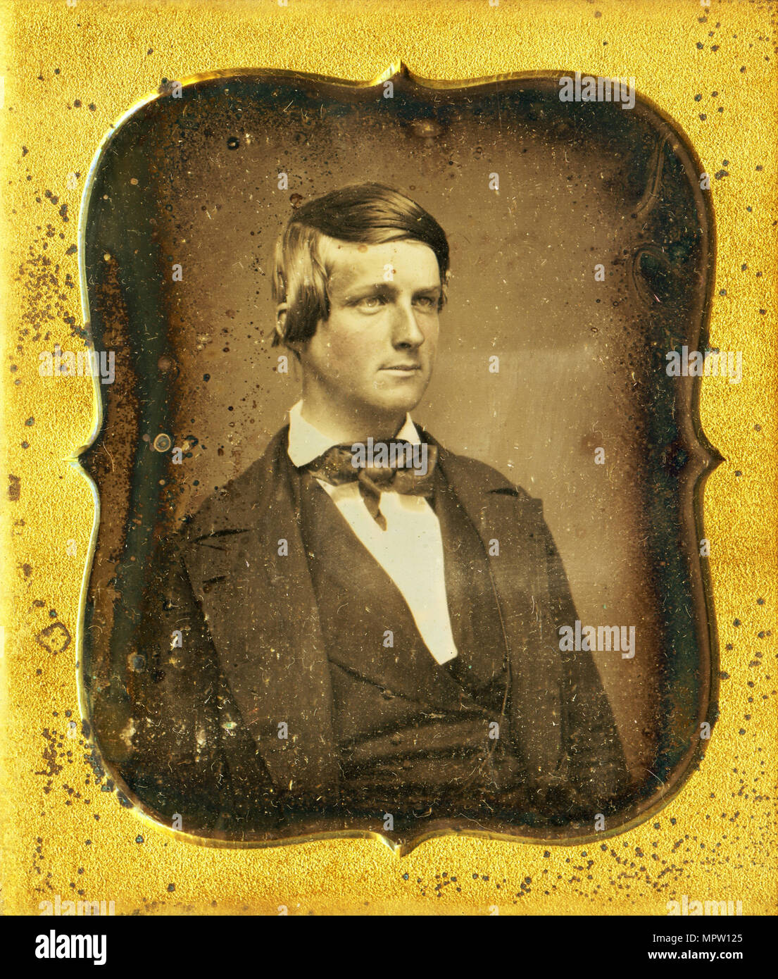 Portrait of Henry David Thoreau (1817-1862), 1847. Stock Photo