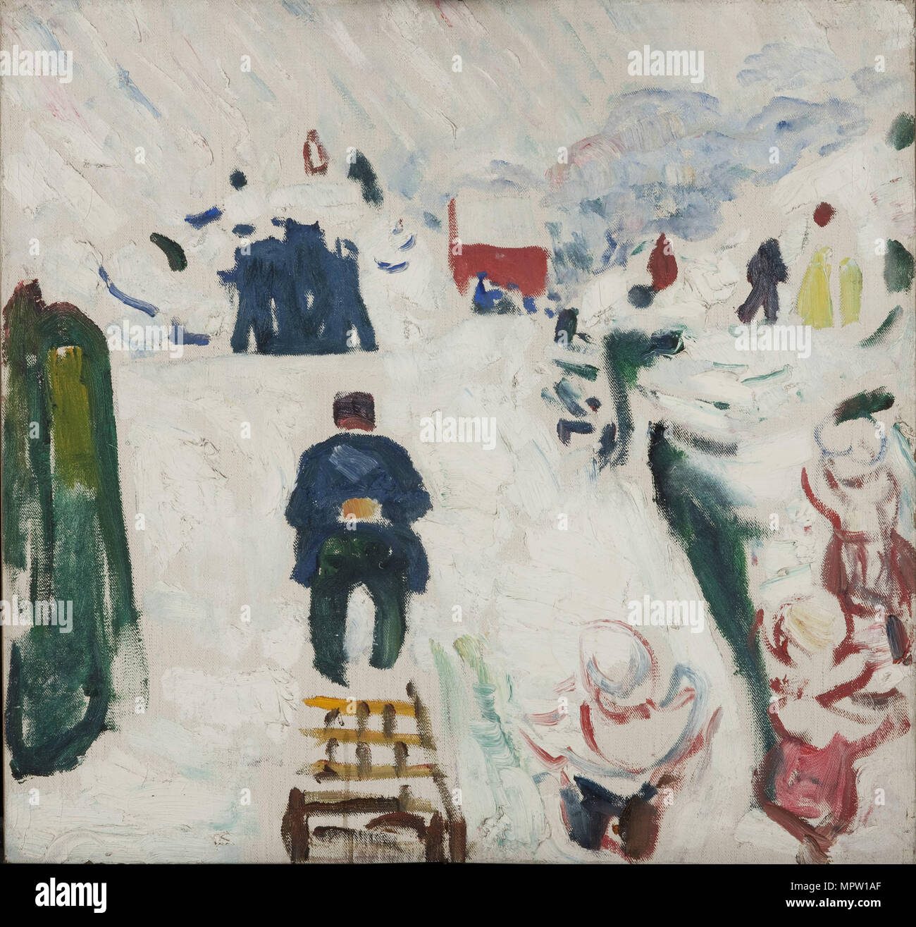 Man with a Sledge, 1910-1912 Stock Photo - Alamy