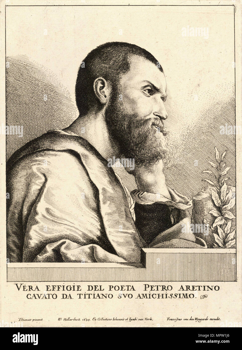 Pietro Aretino Stock Photo Alamy