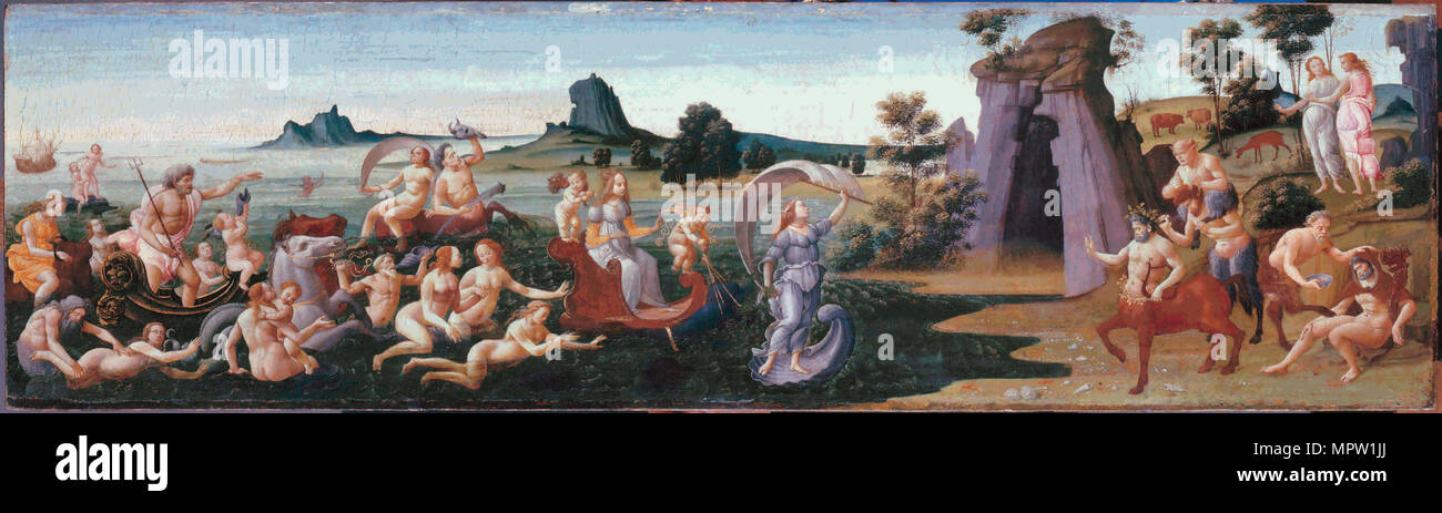The procession of Thetis, c. 1490-1499. Stock Photo