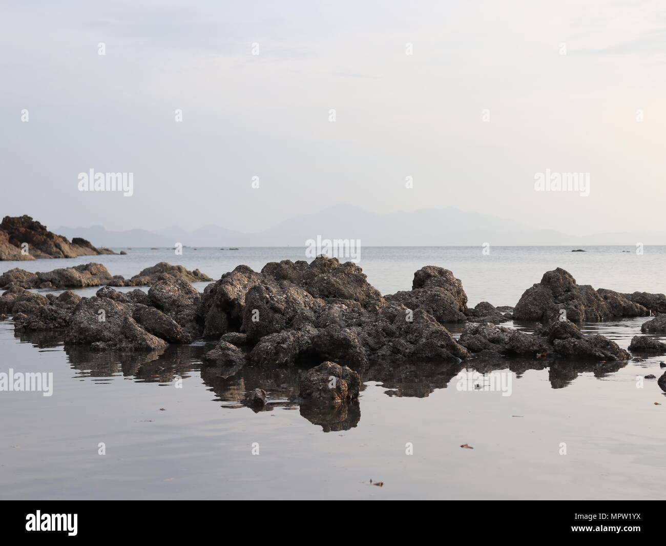 Rocks and stones by the sea Stock Photo - Alamy