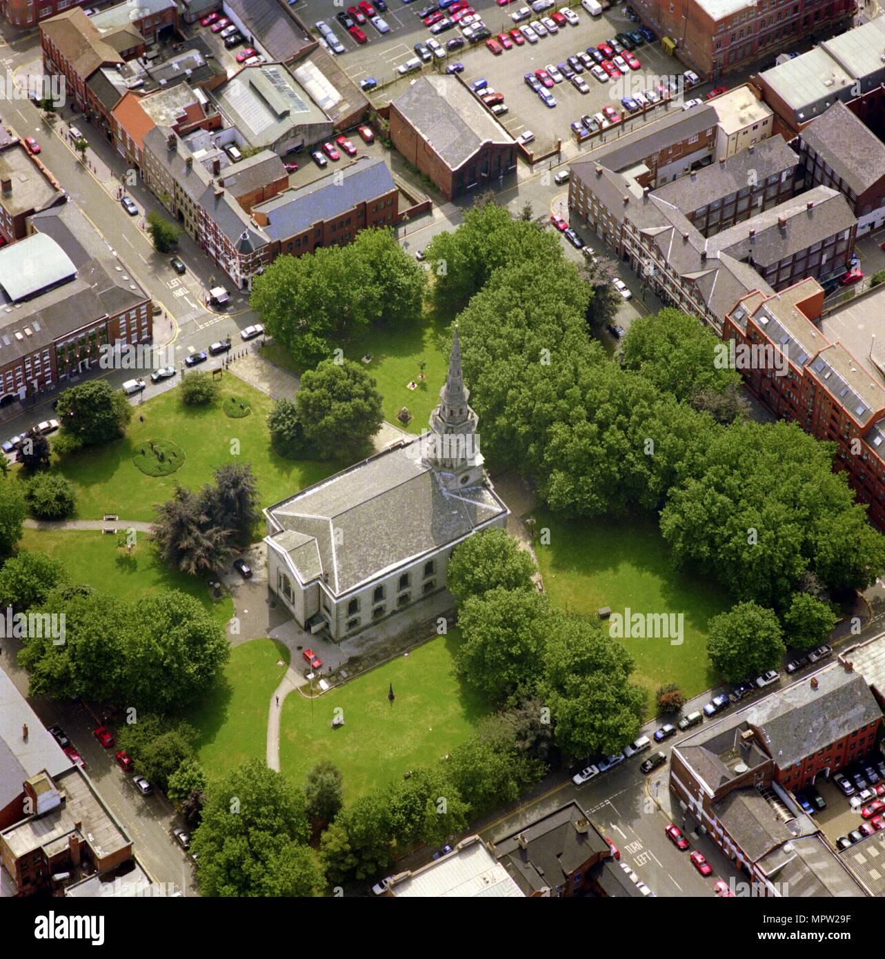 St Paul's Church, St Paul's Square, Birmingham, West Midlands, 1999