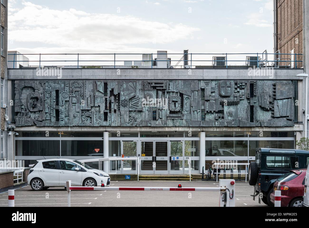 Relief mural by William Mitchell, County Hall, Saint Anne's Crescent