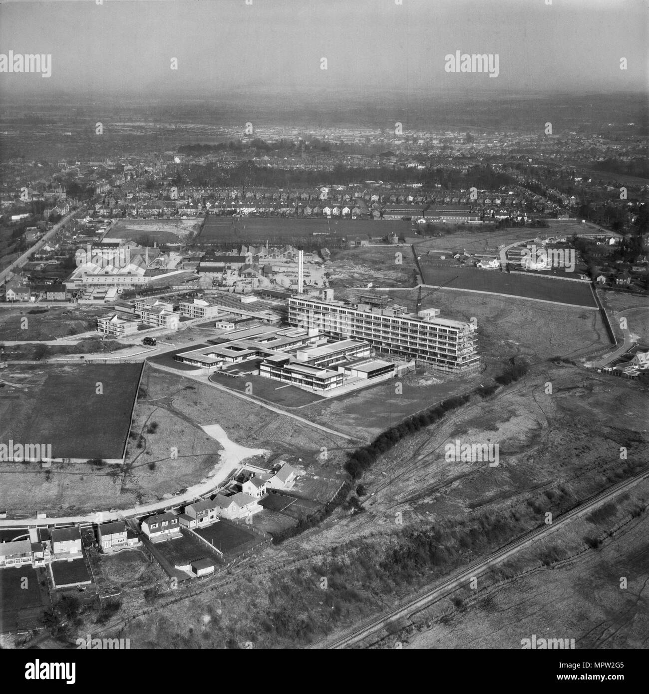 Princess Margaret Hospital, Swindon, Wiltshire, 1963. Artist: Aerofilms. Stock Photo