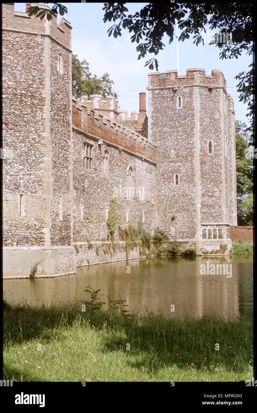 Wingfield Castle, Wingfield Green, Suffolk, 1980. Artist: Arnold Joseph Taylor. Stock Photo