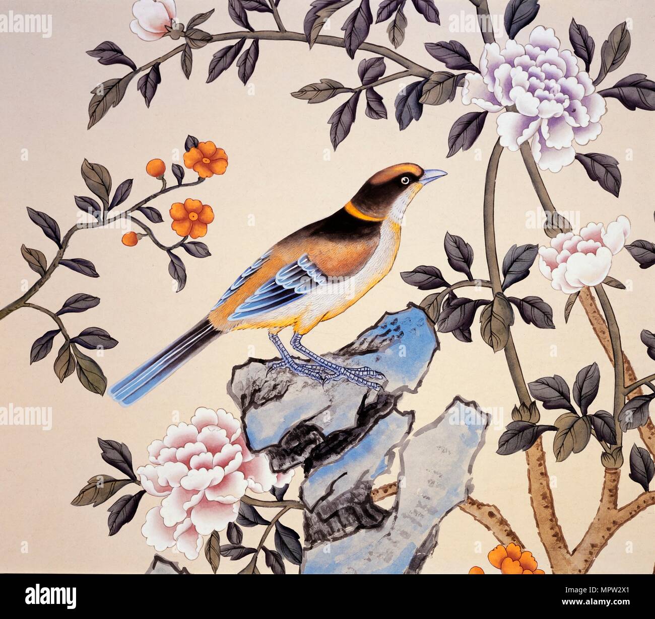 Chinoiserie wallpaper hi-res stock photography and images - Alamy