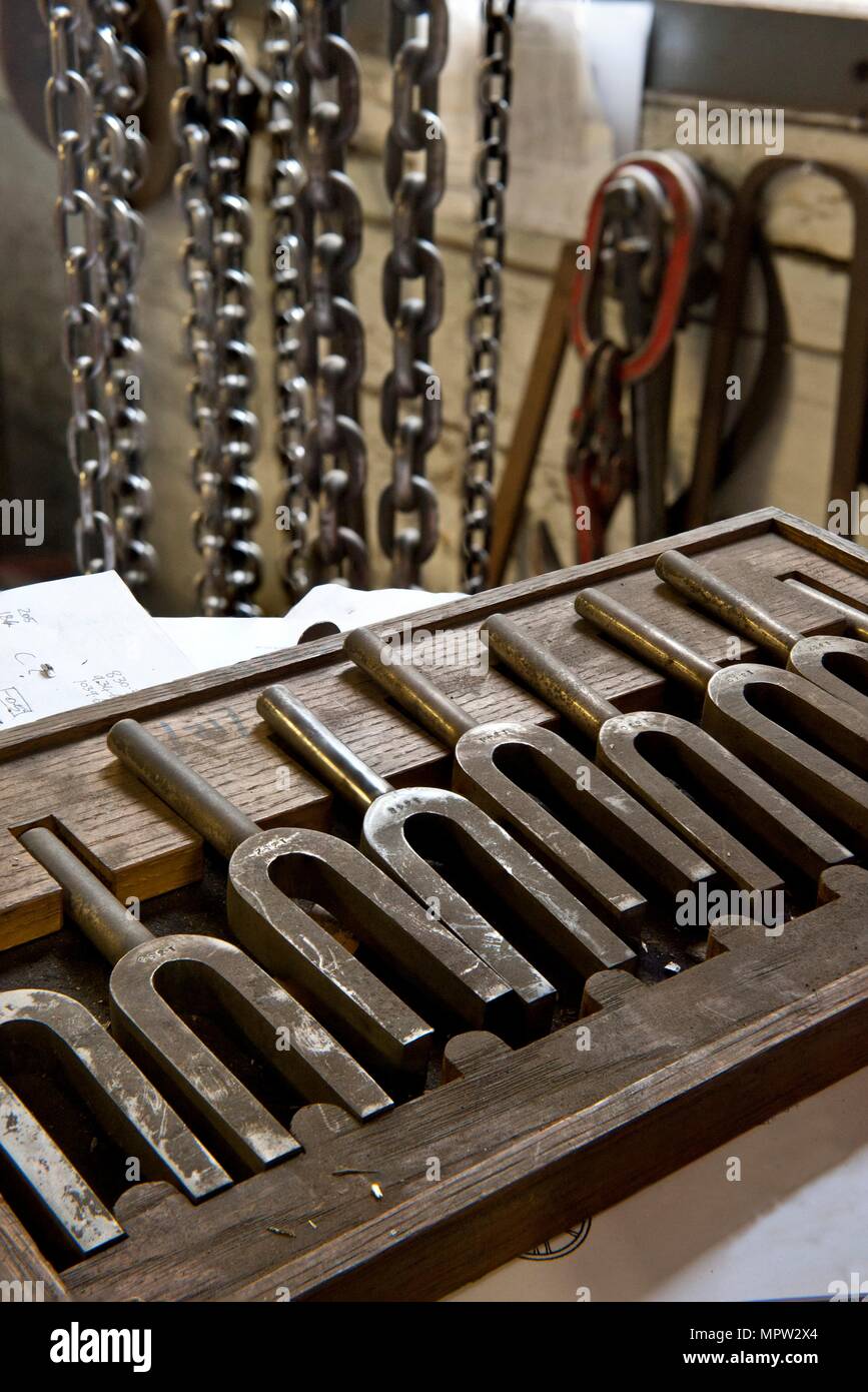 Tuning forks, Whitechapel Bell Foundry, 3234 Whitechapel Road, Tower