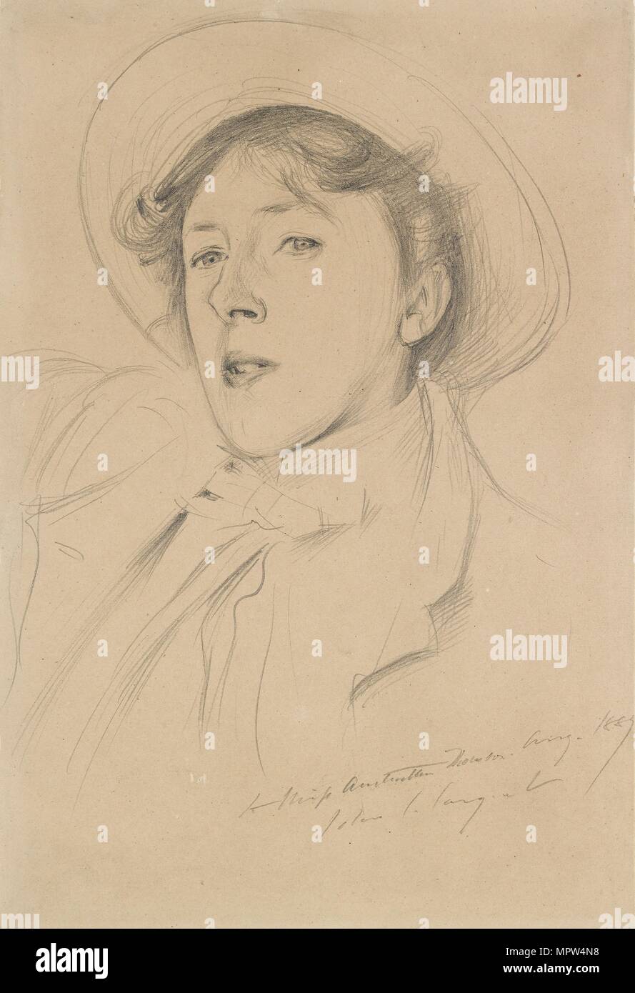 Portrait of Vernon Lee, 1889. Artist: John Singer Sargent Stock Photo -  Alamy